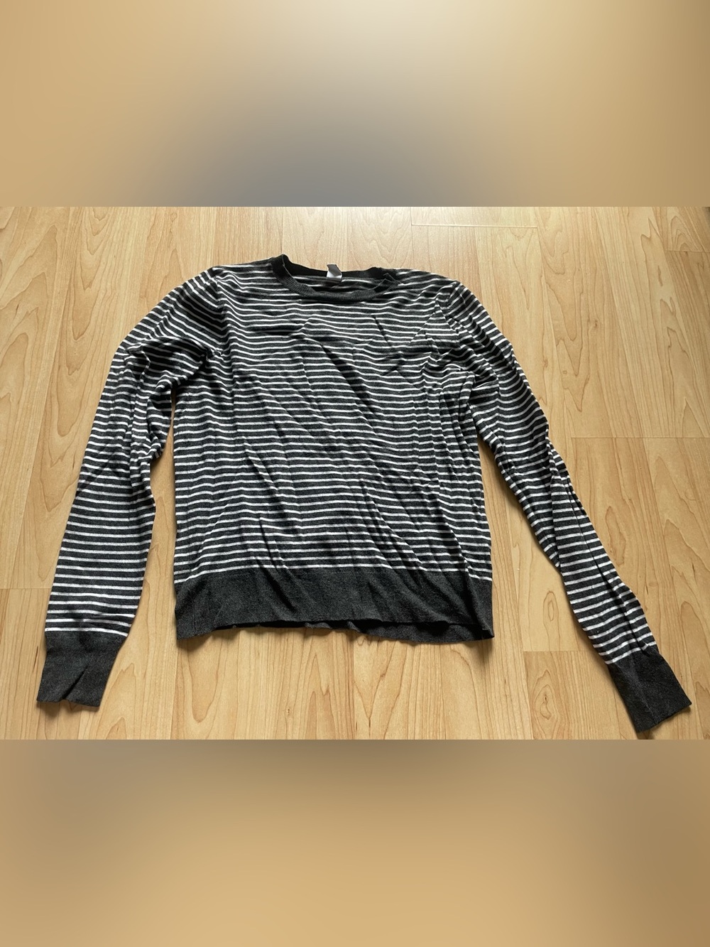 Simons Twik Black & White Striped Knit Top